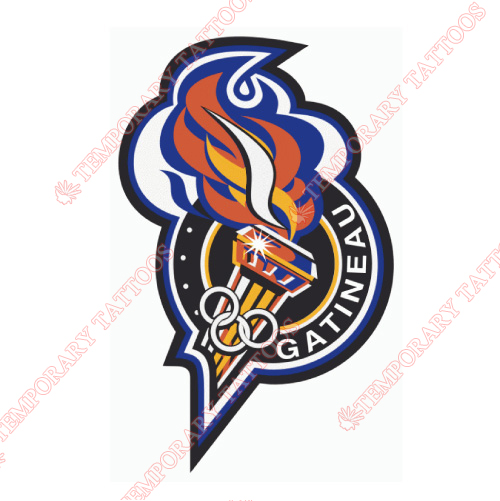 Gatineau Olympiques Customize Temporary Tattoos Stickers NO.7424